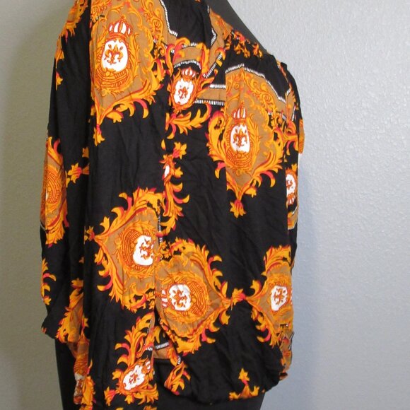 Barocco Patterned Off Shoulder Top - Picture 8 of 9